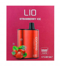 Одноразовая электронная сигарета LIO Comma 5500 - Strawberry Ice (Клубника Лед)