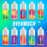 Жидкость Overmuch Salt - Melon & Strawberry (Клубника и дыня со льдом) 30 мл (20 мг)