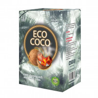 Уголь для кальяна EcoCOCO 72 шт (25 мм)