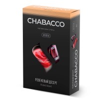 Бестабачная смесь Chabacco Medium - Rhubarb Dessert (Ревеневый десерт) 50 гр