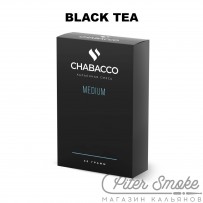 Бестабачная смесь Chabacco Medium - Black Tea (Чёрный чай) 50 гр