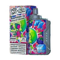 Одноразовая электронная сигарета Podonki X Alfa Vape (10000) - Blackberry ice