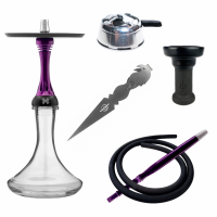 Кальян Alpha Hookah Model X Purple в полной комплектации арт. Online