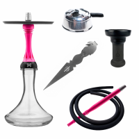 Кальян Alpha Hookah Model X Rose Fluor в полной комплектации арт. Online