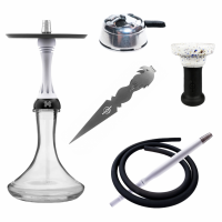 Кальян Alpha Hookah Model X  Snow White в полной комплектации арт. Online