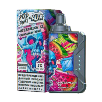 Одноразовая электронная сигарета Podonki X Alfa Vape (10000) - Watermelon ice